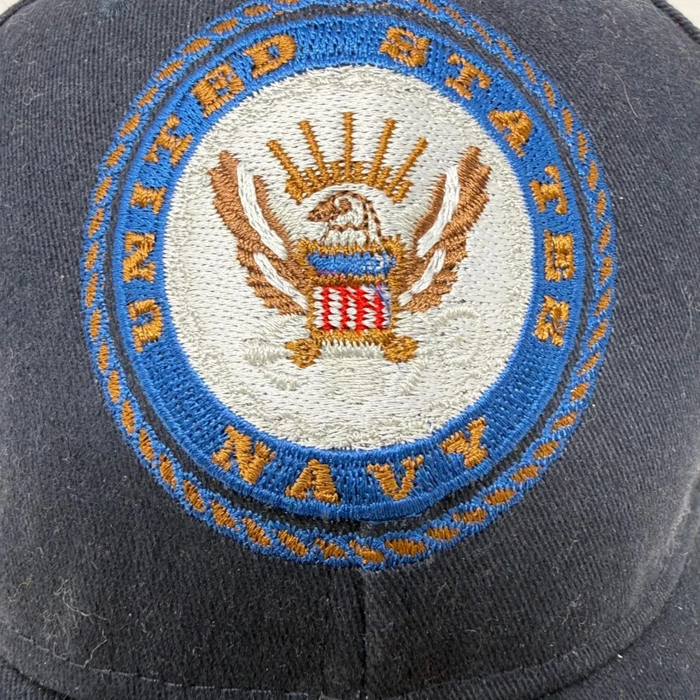 Rothco US Navy Hat Mens Blue Embroidered Military Seal Adjustable Baseball Cap